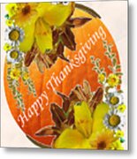 Happy Thanksgiving To Everyone Card Metal Print