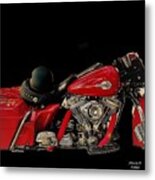 Harley Davidson Time Metal Print
