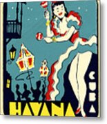 Havana Cuba Decal Metal Print