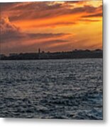 Havana Harbor Dawn Metal Print