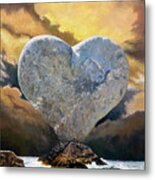 Heart Of Stone Revisited Metal Print