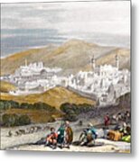 Hebron City In 1835 Metal Print