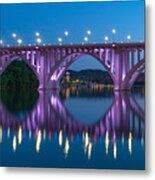 Henley Bridge In Knoxville Tn 4 Metal Print