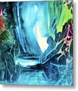 Hidden In The Stream Metal Print