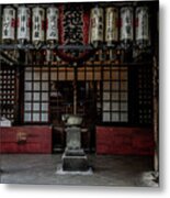 Hidden Japanese Temple Metal Print
