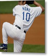 Hideo Nomo Metal Print