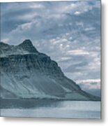 High And Lofty Along The Coast Of Iceland Metal Print