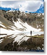 Hike To Shelf Lake Colorado Metal Print