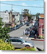 Historic Front Street In Coupevile Metal Print