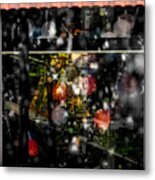 Holiday  Window Of Your Sweet Home /abstraction Metal Print