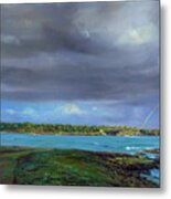 Honeymoon Beach Metal Print