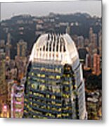 Hong Kong Island Aerial Panorama Metal Print