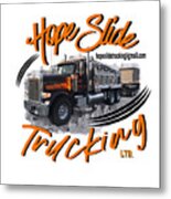 Hope Slide Trucking Metal Print