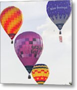 Hot Air Balloons At Bristol International Balloon Fiesta. Metal Print