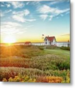 House Near - East Boothbay, Me 04544, Usa, Boothbay, United States Metal Print