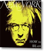 How To Be An Artist, Jerry Saltz As Andy Warhol Metal Print