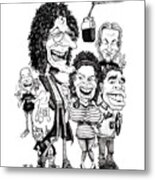 Howard Stern Show Metal Print