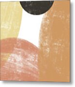 Hues Of The Earth 2 - Contemporary Abstract Painting - Minimal, Modern - Brown, Sienna, Umber, Tan Metal Print