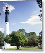 Hunting Island Lighthouse South Carolina Metal Print