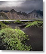 Iceland - Stokksnes And The Vestrahorn Metal Print