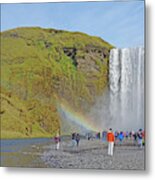 Iceland Waterfalls Metal Print
