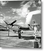 If Planes Could Smile  2 Metal Print