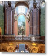 Illinois State Capitol - Magnificent Grand Staircase Metal Print