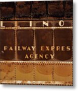 Illinois Train Metal Print