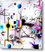 Illustration Music Vector Design Abstract Art Painting Metal Print