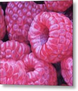 I'm Jazzed About Raspberries Metal Print