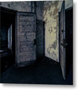 In One Door And Out The Other Metal Print