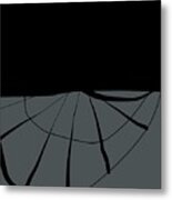 In The Darkness Of The Net - Abstract Metal Print