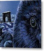 In The Eye Of The Raven Metal Print