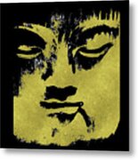In The Shadow Of The Golden Buddha Metal Print