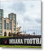 Indiana Hoosier Football Stadium Metal Print