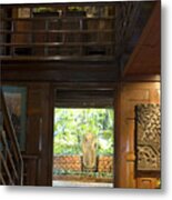 Interior And Doorway At Jim Thompson's House. Metal Print