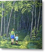 Into The Woods Metal Print