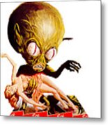 ''invasion Of The Saucer Men'', 1957, 3d Movie Poster Metal Print