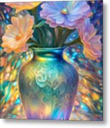 Iridescent Bouquet Metal Print