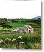 Irish Cottages Metal Print