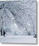 Isham Park, Snow Metal Print