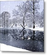 Its A Spring Grove Winter Metal Print
