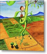 Jack And The Beanstalk Metal Print