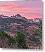 January 2021 Mount Sneffels Sunrise Metal Print