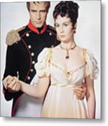 Jean Simmons And Marlon Brando In Desiree -1954-, Directed By Henry Koster. Metal Print