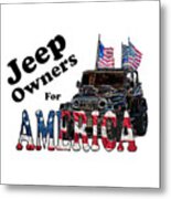 Jeep Owners America Metal Print
