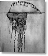 Jellyfish Our Oceans Metal Print