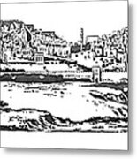 Jerusalem In 1823 Metal Print