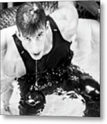 Jesse, Out Of The Hot Tub Metal Print