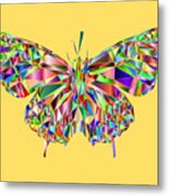 Jeweled Butterfly Metal Print